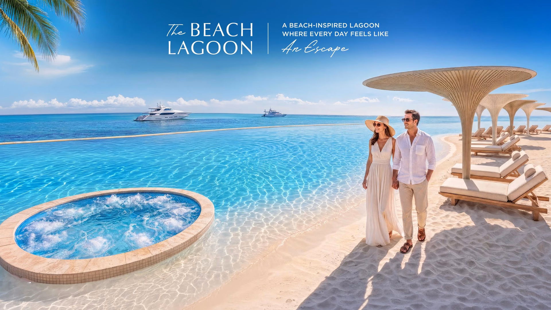 Sandy beach at Shahrukhz Residences by Danube, Dubai Maritime City